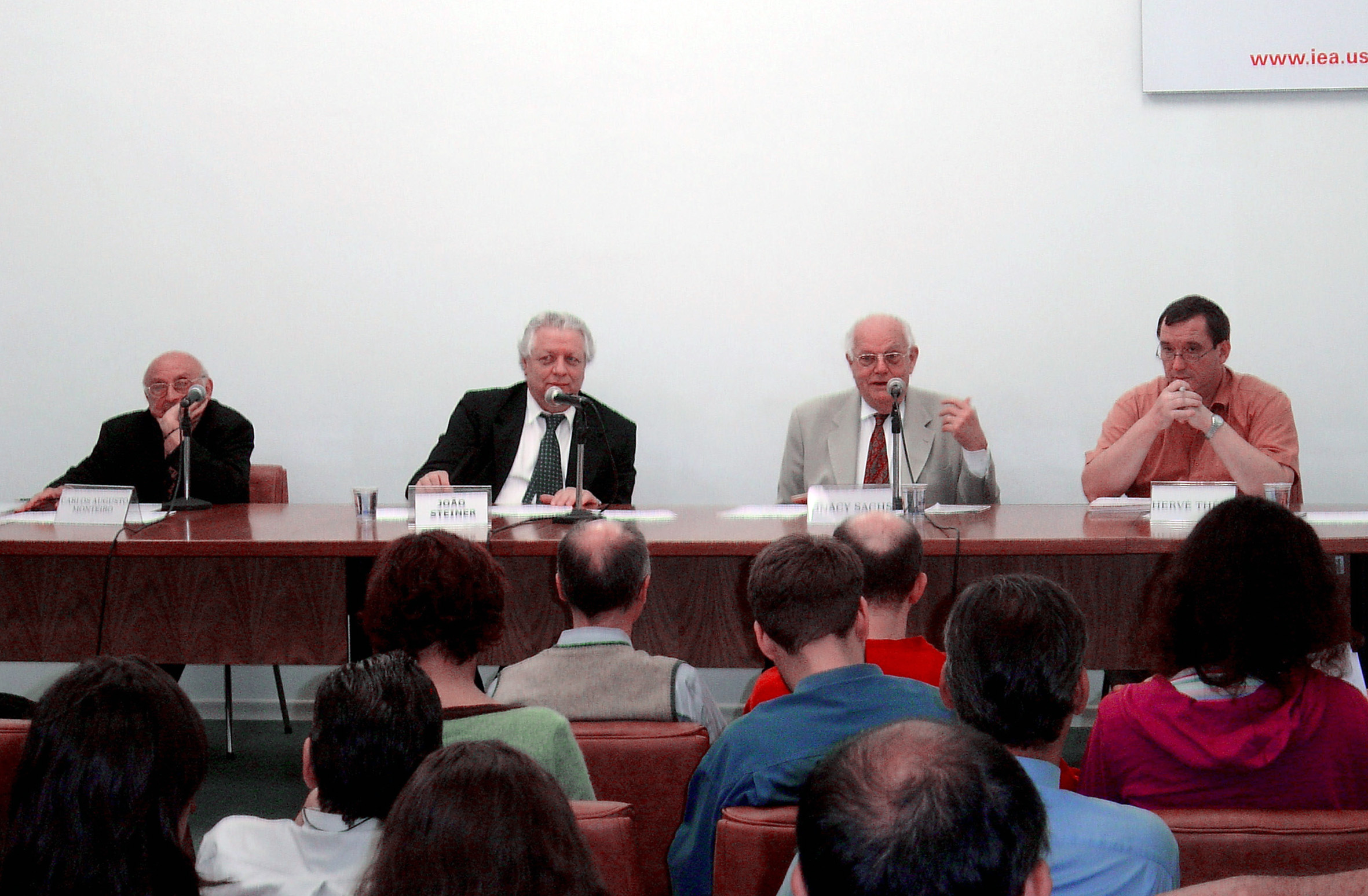 Carlos Augusto Monteiro, João Steiner, Ignacy Sachs e Hervé Théry