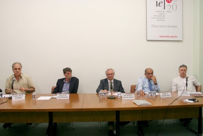 Carlos Nobre, Philip Fearnside, Antônio Rocha Magalhães, José Marengo e Ulisses Confalonieri