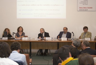 Aude Sztulman, Marta Menéndez, Paulo Roberto Almeida e Claudio Egler