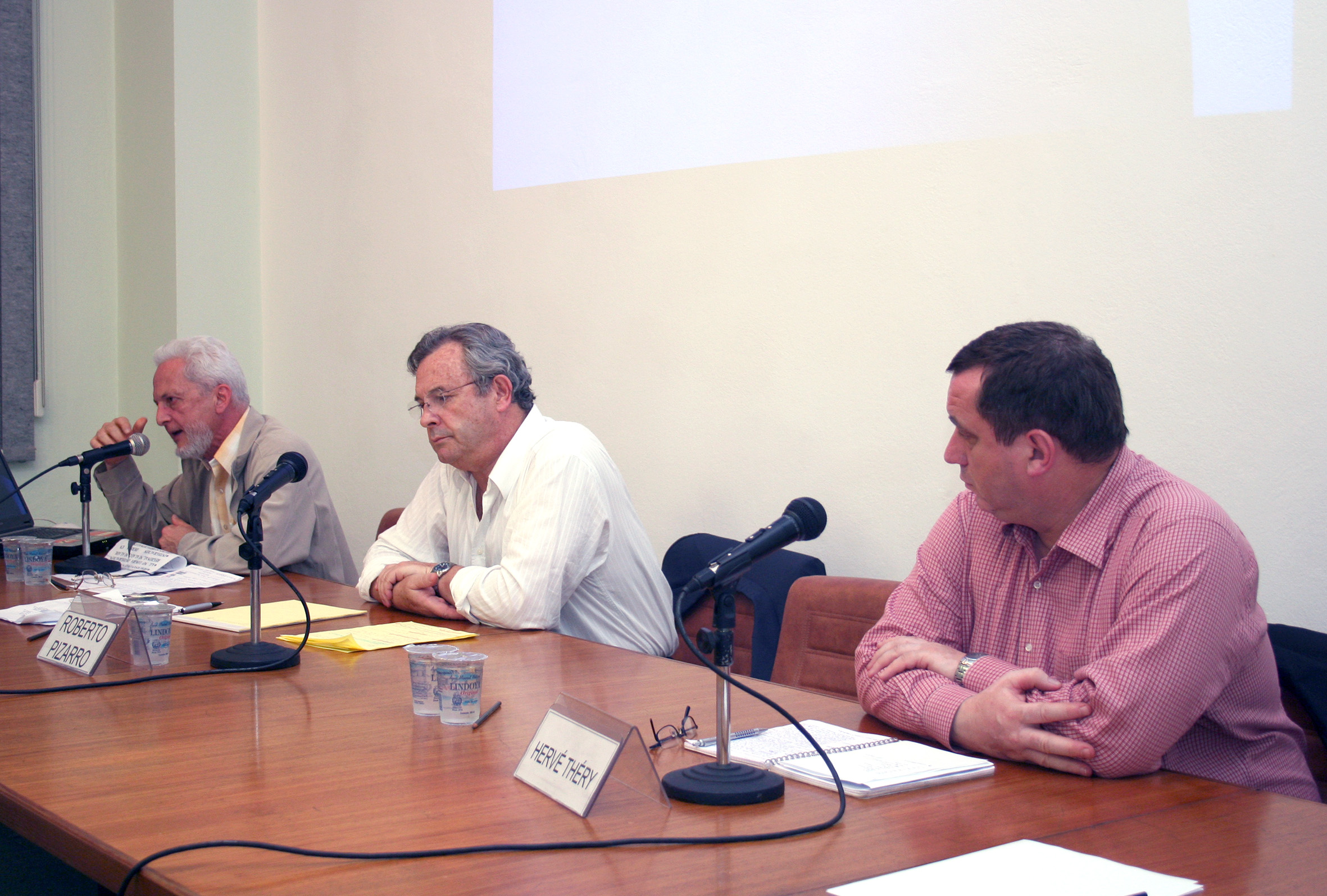 Edgar Vieira Posada, Roberto Pizzaro e Hervé Théry