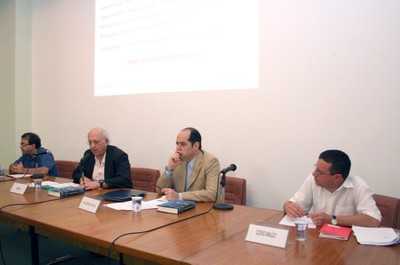 Sérgio Amadeu da Silveira, Imre Simon, Eugênio Bucci e Cícero Araújo