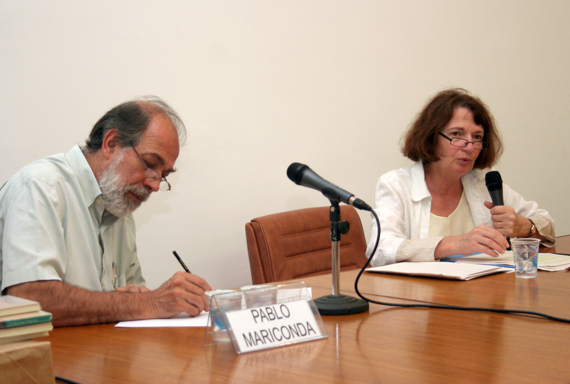Pablo Mariconda e Anne Marcovitch