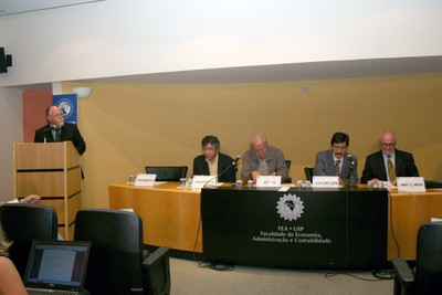 Jacques Marcovitch, Otaviano Canuto dos Santos Filho, César Ades, Carlos Roberto Azzoni e James T. Wright