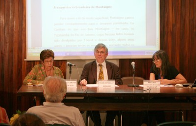 Regina Salgado Campos, Frank Lestringant e Beatriz Perrone-Moisés