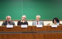 Luiz Carlos Bresser Pereira, Guilherme Leite Dias, Alfredo Bosi e Leda Paulani