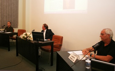 Marcelo Gleiser, Carlos Henrique de Mesquita e Leandro Sodré Jr.