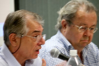 José Álvaro Moisés e Francisco Weffort