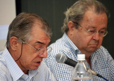 José Álvaro Moisés e Francisco Weffort