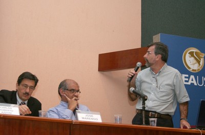Carlos Roberto Azzoni, José Marengo e Paulo Artaxo