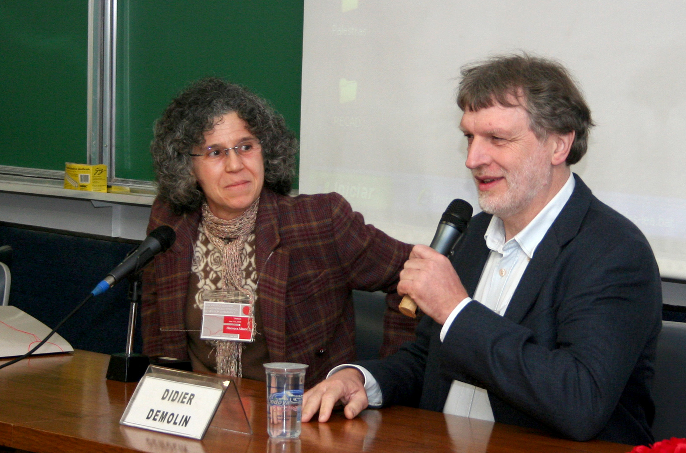 Eleonora Albano e Didier Demolin