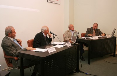 Jacob Palis Jr, César Ades, Adolpho José Melfi e Marco Antonio Zago