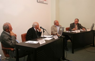 Jacob Palis Jr, Adolpho José Melfi, César Ades e Marco Antonio Zago