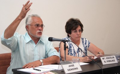 José Genuíno e Maria Cecília Spina Forjaz