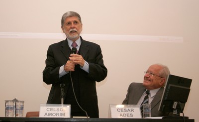 Celso Amorim e César Ades