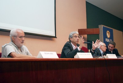 Silvio Salinas, José Eli da Veiga, José Goldemberg e Leonan dos Santos Guimarães
