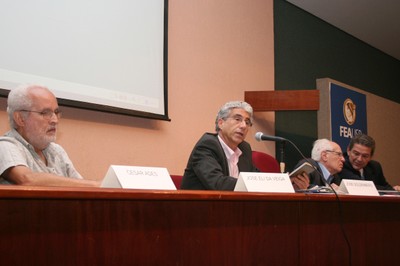 Silvio Salinas, José Eli da Veiga, José Goldemberg e Leonan dos Santos Guimarães