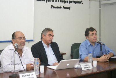 Dennis de Oliveira, Paulo Markun e Ivo Herzog