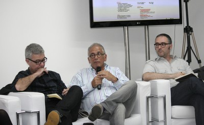 Moacir dos Anjos, Rafael Pereira e Gilberto Mariotti