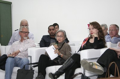 Justo Werlang, Humberto Velez, Aracy Amaral e Cristiana Tejo