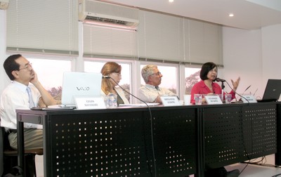Edson Watanabe, Maria Russo Lecointre, Luiz Henrique Lopes dos Santos e Sonia Maria Ramos Vasconcelos