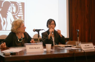 Eva Blay e Aline Yamamoto