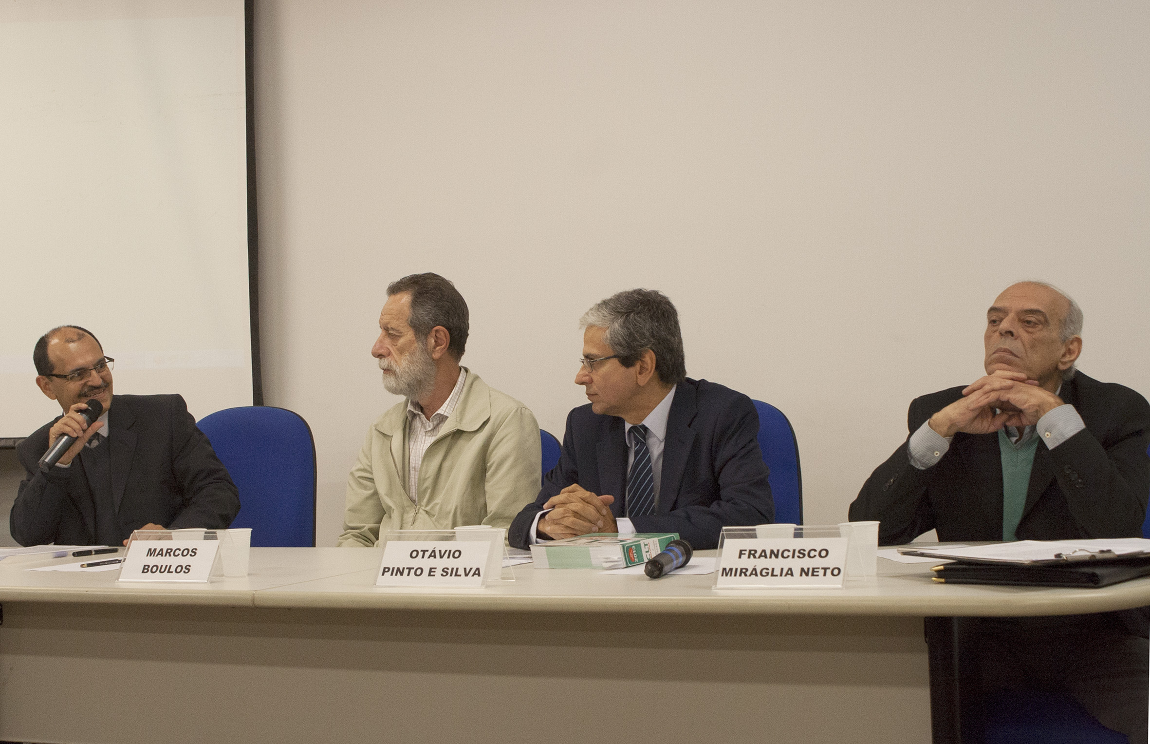 Salvador Ferreira da Silva, Marcos Boulos, Otávio Pinto e Silva e Francisco Miráglia Neto