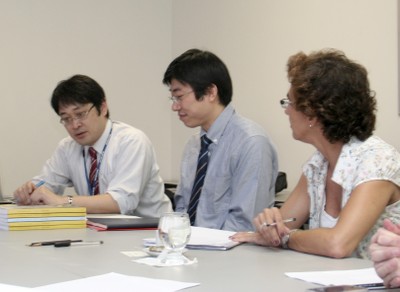 Susumu Saito, Dapeng Cai e Sylvia Dantas