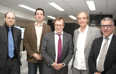 Jan Matas, Thierry Valentim, Olivier Faron, Martin Grossmann e Jean-Louis Duclos