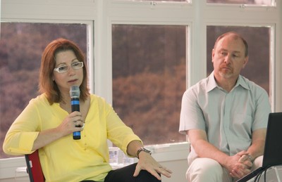 Silvia Helena Zanirato e Vincent Dubreuil