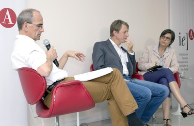 Winfrid Halder, Rainer Schmidt e Karen Lisboa