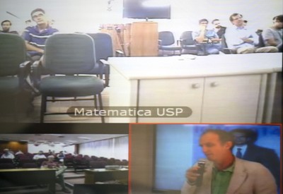 Os Instituto de Matemática da USP São Carlos e capital, participam do debate via video-conferência 
