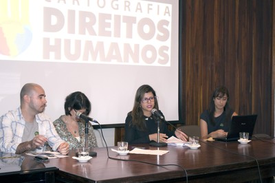 André Bueno, Monica Alves, Amarilis Tavares e Amanda Kamancheck