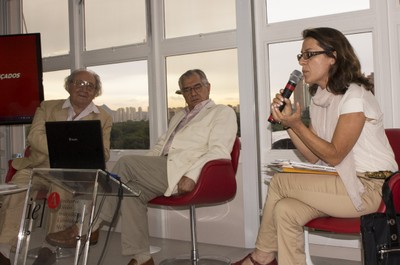 Teresa Sacchet, José Álvaro Moisés e Mino Vianello