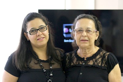 Miriam e Margarida Benincasa, neta e filha do romancista Dalcídio Jurandir