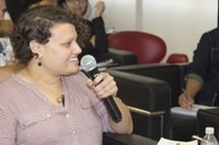 Fabiana Cunha da Silva participa do debate