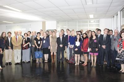 Grupo com o Ministro Renato Janine Ribeiro - 24 de abril de 2015
