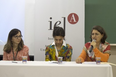 Maria Chaves Aveiro, Gisela Solymos e Ana Lydia Sawaya