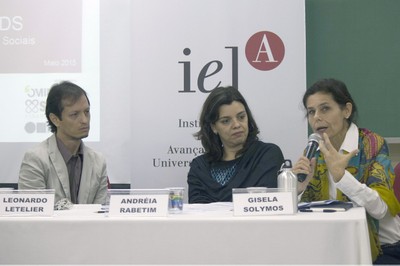 Leonardo Letelier, Andréia Rabetim e Gisela Solymos
