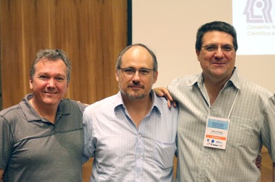 Barry Sinervo, Carlos Navas Iannini e Marcos Pivetta - (15/10/2015)
