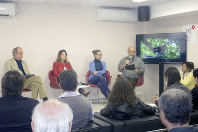 Martin Grossmann, Patrícia Iglesias, Lídia Passos e José Pedro de Oliveira Costa