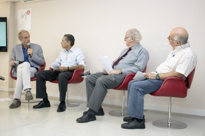 Martin Grossmann, Iram Rodrigues, Francisco Zapata e Reginaldo Moraes 