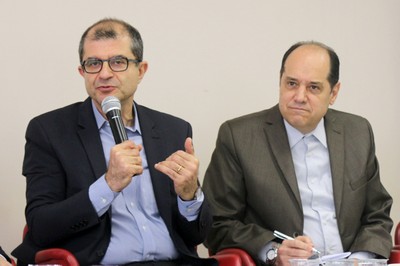 Ricardo Gandour e Eugênio Bucci