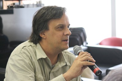 Maurício Talebi Gomes, fala durante o debate
