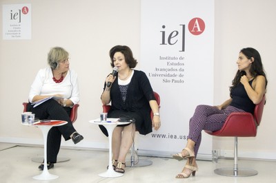 Vera Soares, Leila Saadé e Carolina Brito