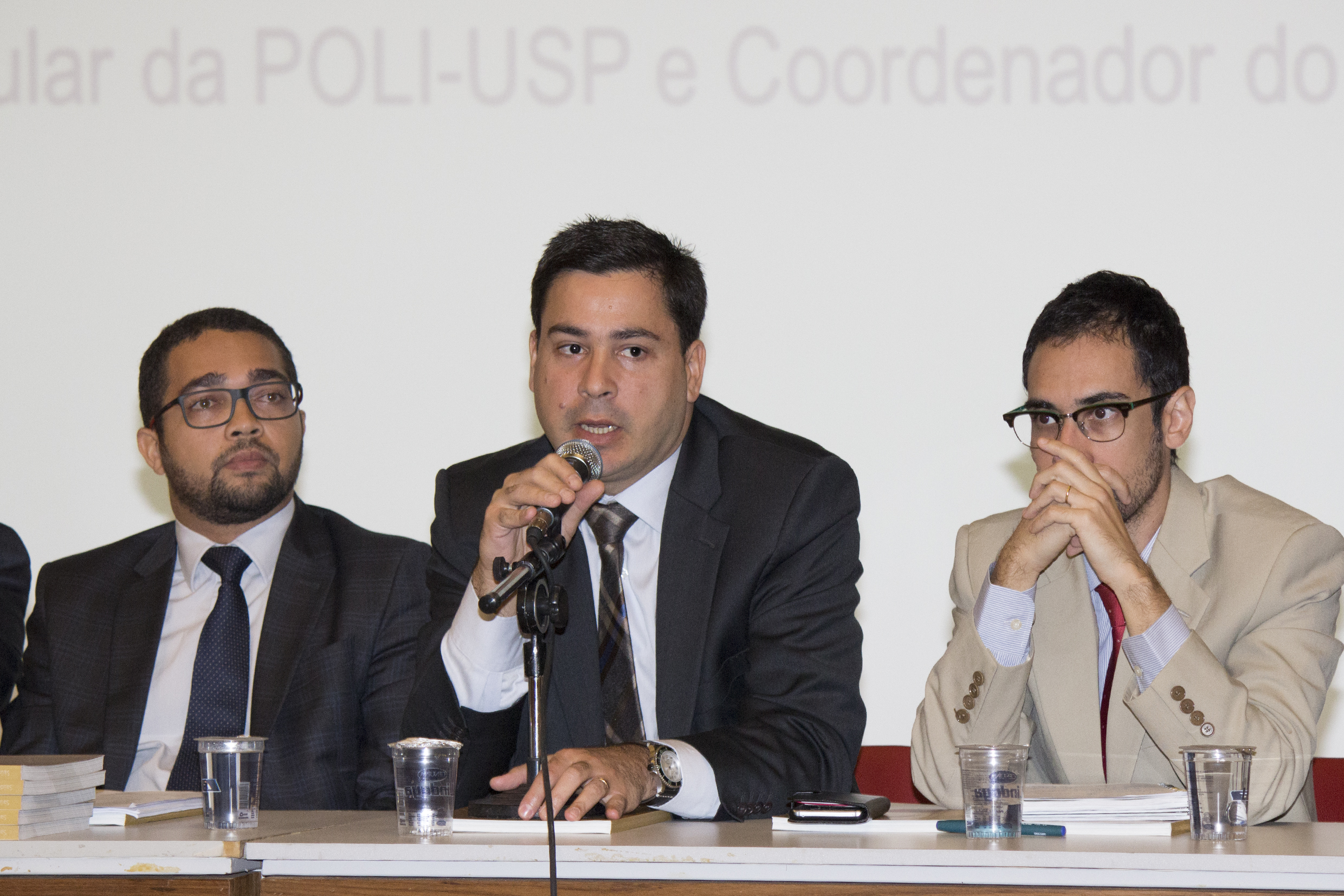 Jhonatan Almada, Fernando Sampaio e Flávio Scorza