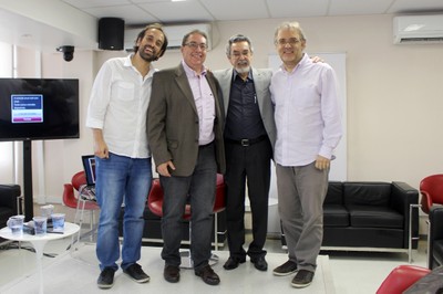 Jacques Fux, Flavio Ulhoa Coelho, Nílson José Machado e Marco Lucchesi