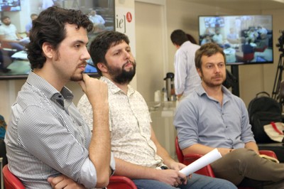 Geraldo de Campos, Diogo de Moraes e Felipe Arruda