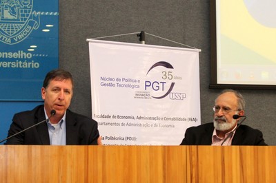 José Eduardo Krieger e Guilherme Ary Plonski