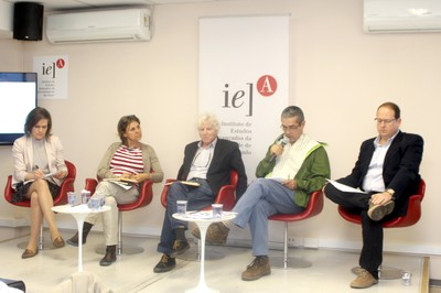 Joanne Garde-Hansen, Karen Worcman, Pedro Jacobi, Antonio Almeida e Danilo Rothberg