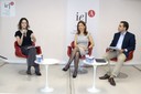 Carolina Mota, Cristina Theodore Assimakopoulos e Vitor Monteiro